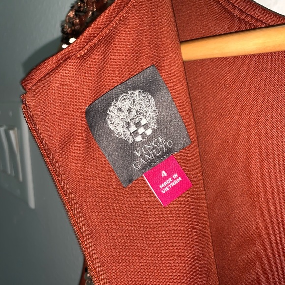 vince camuto burgundy formal dress- BRAND NEW - Picture 6 of 8